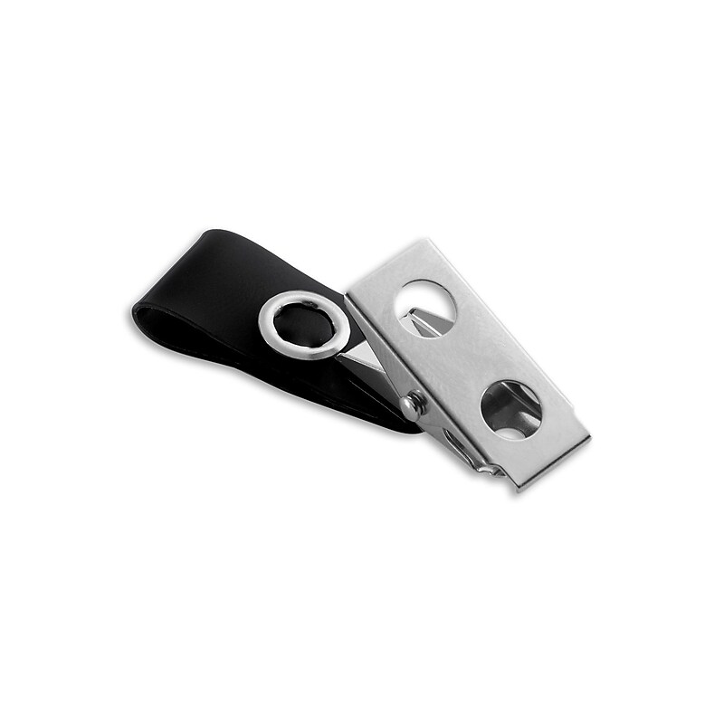 IDville ID Badge Clips, Black, 100/Pack (1341197BK31) image 1