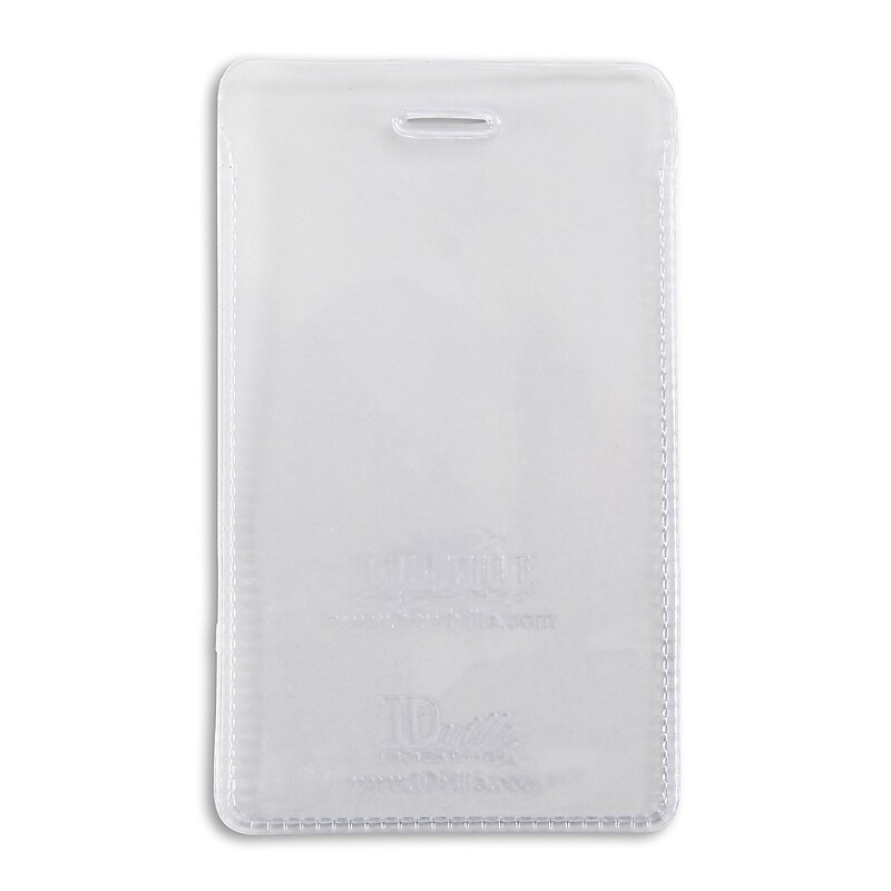 IDville Lanyard ID Badge Holder, Clear, 50/Pack (134254331) image 1