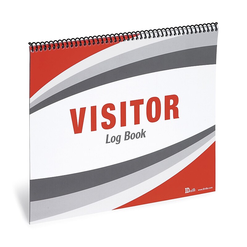 IDville Visitor Login Bundle Book Visitor Book, 7 Columns, 11" x 8.5", Multicolored, 24 Sheets/Book (134405631) image 1