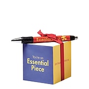 Baudville® Sticky Note Cube W/ Pen Set, Essential Piece