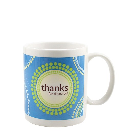 Shop Staples for FullColor Coffee Mug, Thanks for All You Do!