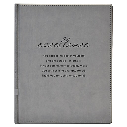Baudville® Notepad Holder, Excellence Staples