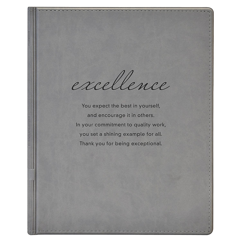 Baudville Padfolio, Gray (1390495EXE31) image 1