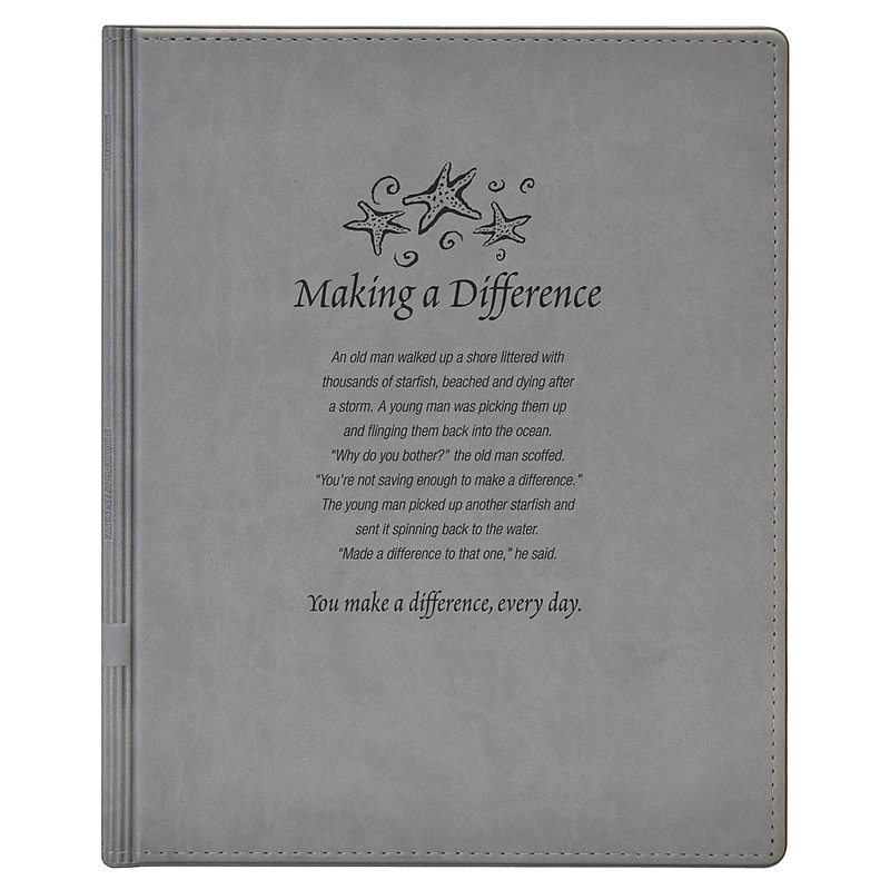 Baudville Padfolio, Gray (1390495STF31) image 1