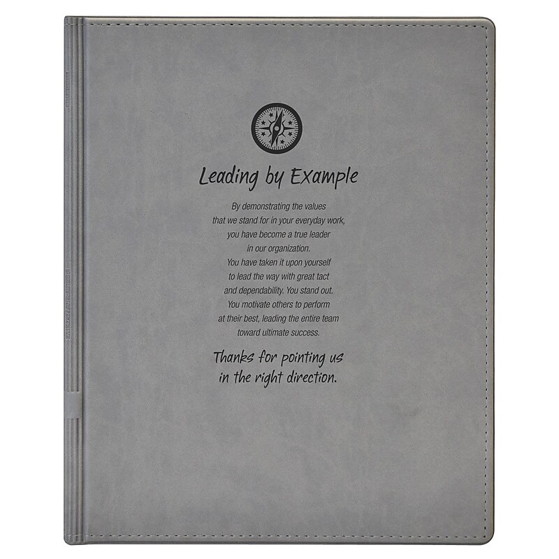 Baudville Padfolio, Gray (1390495CPS31) image 1