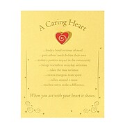Baudville® Character Pin W/ Card, Heart: A Caring Heart
