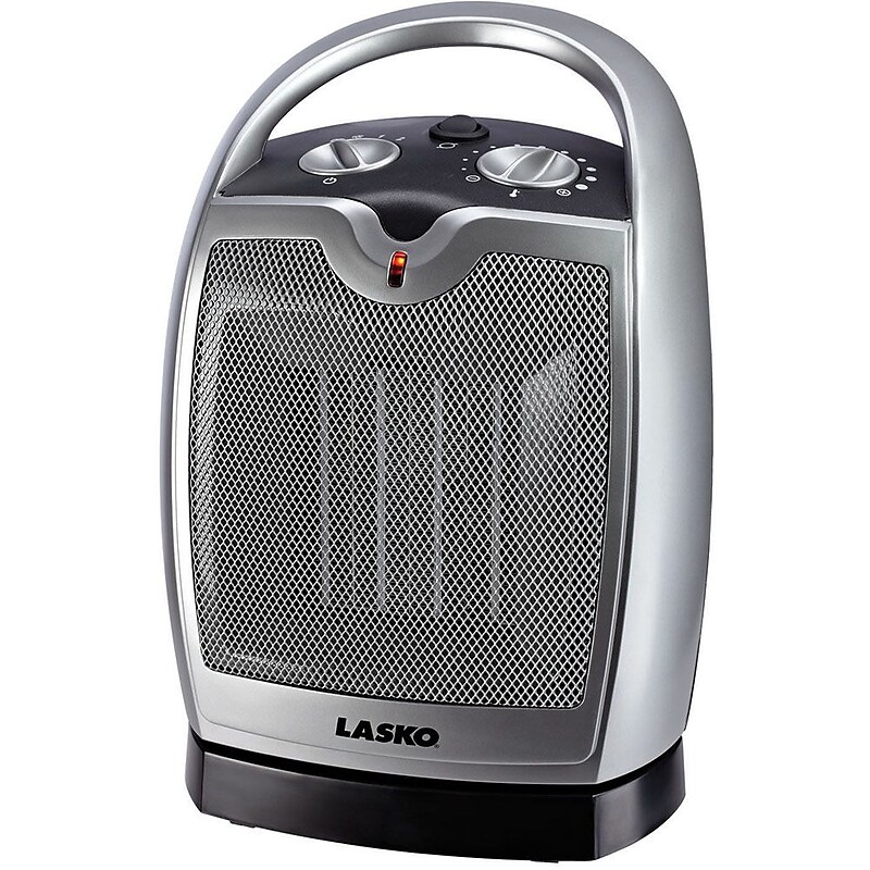 Lasko 1500-Watt Ceramic Heater, Gray (5409) image 1