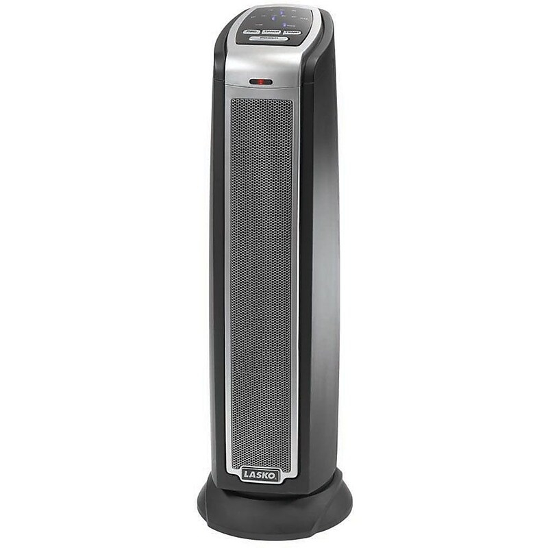 Lasko 1500-Watt Ceramic Tower Heater, Black (5588) image 1