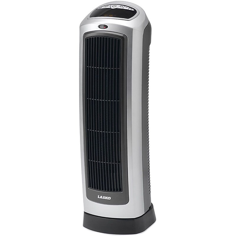 Lasko 1500-Watt Ceramic Heater, Silver (755320) image 1
