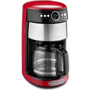 KitchenAid KCM1402 14 Cup Glass Carafe Coffee Maker, Empire Red by