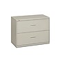 HON Lateral File, 2 Drawers, Molded Pull, 36"W, Light Gray Finish (BSX482LQ)~#|#~m000020758_sc7
