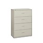 HON Lateral File, 4 Drawers, Molded Pull, Light Gray Finish, 36"W (BSX484LQ)~#|#~m000020759_sc7