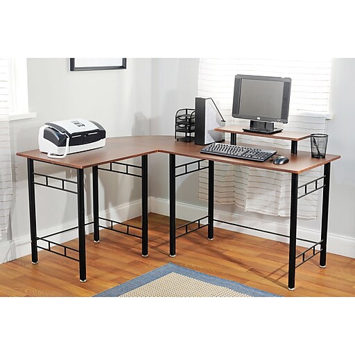Shop Staples For Tms Engineered Wood Corner Computer Desk Espresso