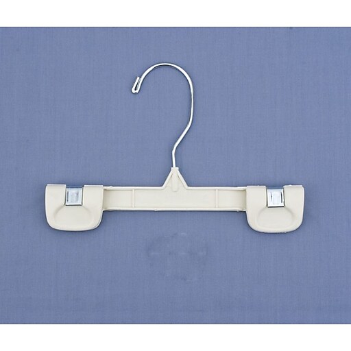 NAHANCO 8" Plastic Snap Grip Swivel Hook Skirt/Slack Hanger, Chrome