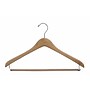 Nahanco 17" Wood Extra Thick Concave Suit Hanger, Natural, 40/Pack (2317CHPB)~#|#~m000022029_sc7