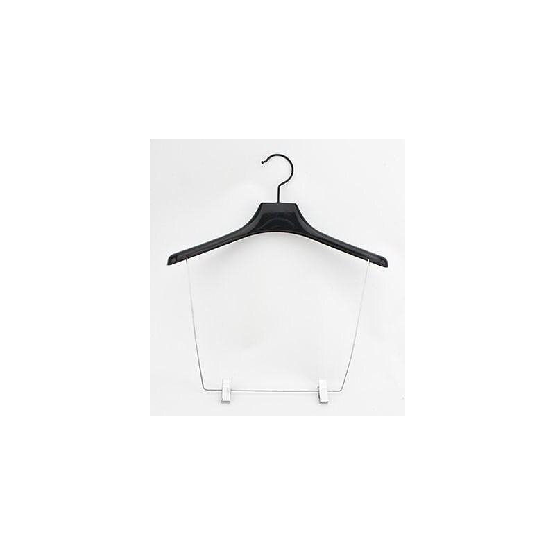 Nahanco 17 1/4" Black Display Hanger With 12" Drop, Black, 12/Pack (BSK12174B) image 1