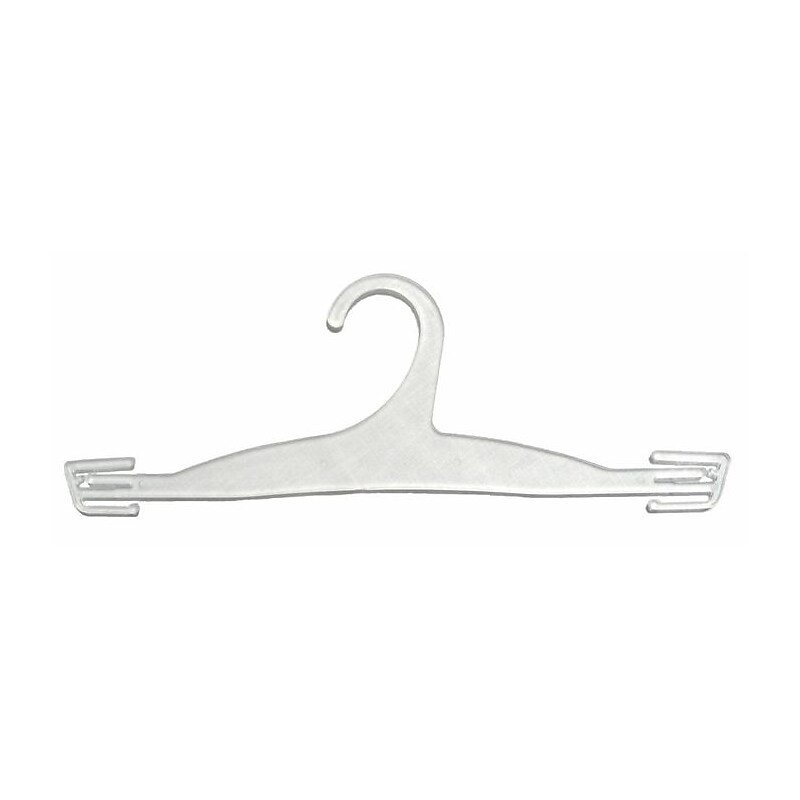 Nahanco 10" Polystyrene Opaque Intimate Apparel Hanger, 500/Box (NH01) image 1