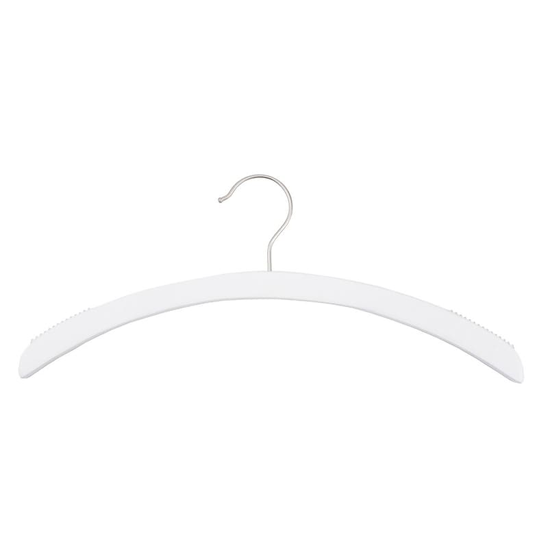 NAHANCO 16" Wood Retro Top Hanger, Low Gloss White image 1