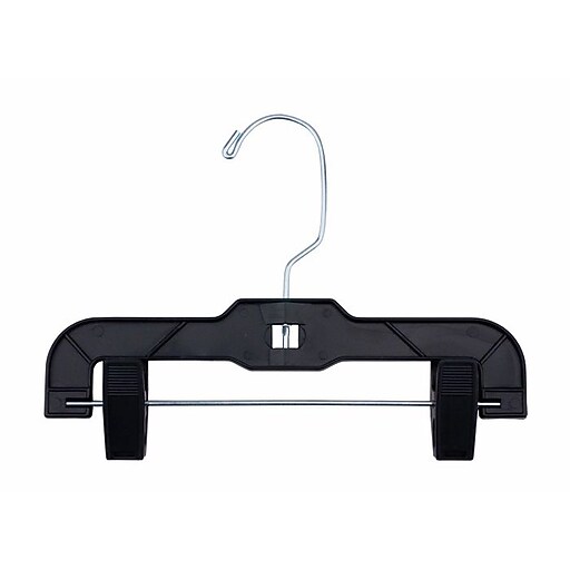 NAHANCO 9" Plastic Super Heavy Weight Infant Pant Hanger W/ Long Hook