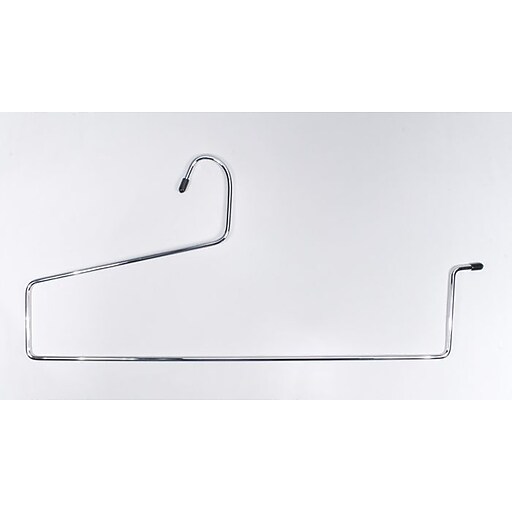 NAHANCO 19" Bedspread and Drapery Hanger, Chrome, 12/Pack Staples