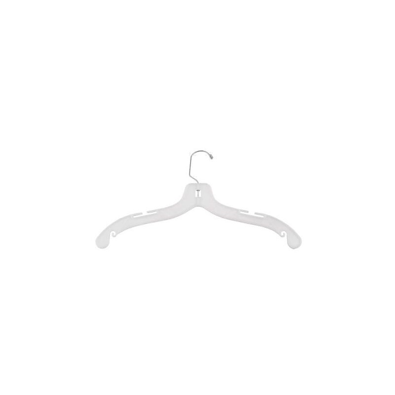 Nahanco Heavy Weight Dress Hanger, White, 100/Box  (1500WW) image 1
