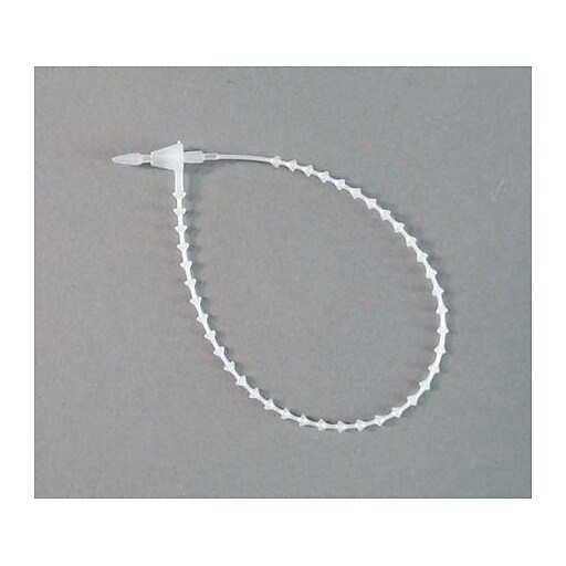 NAHANCO Dennison 5" SecurATie Circle Fastener, Natural, 5000/Pack