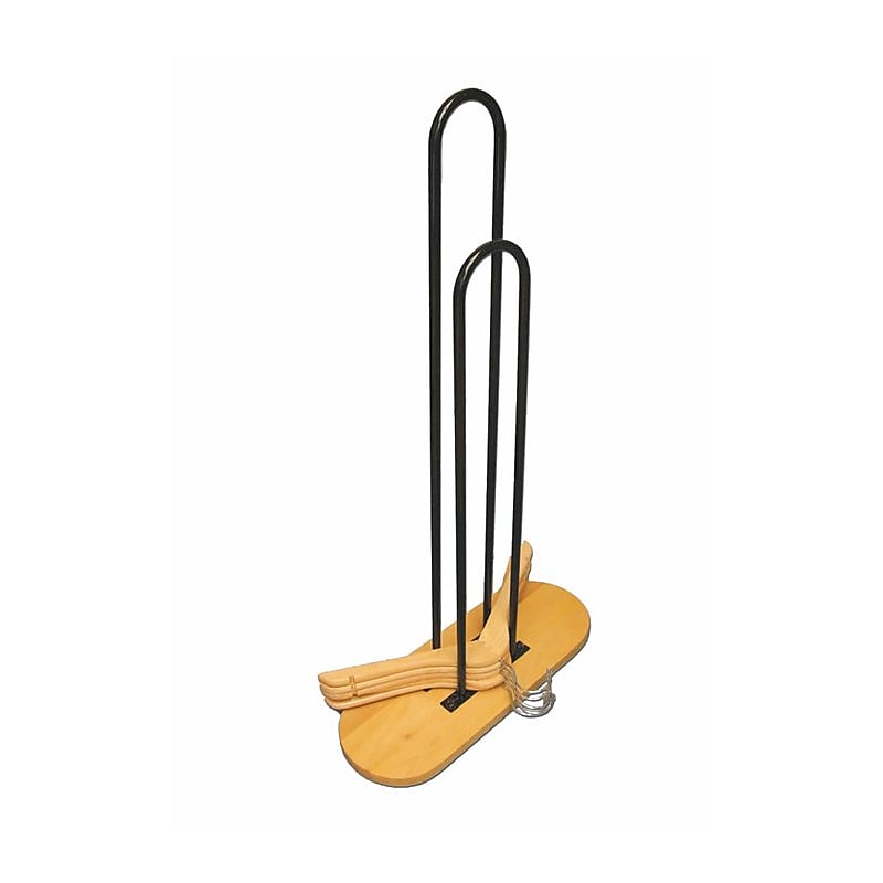 Nahanco 34" Deluxe Wood Hanger Stacker, Natural (101N-WD) image 1
