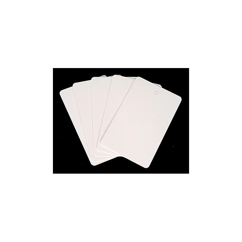 NAHANCO 1 3/4" x 2 7/8" Blank Price Tag, White, 250/Pack image 1
