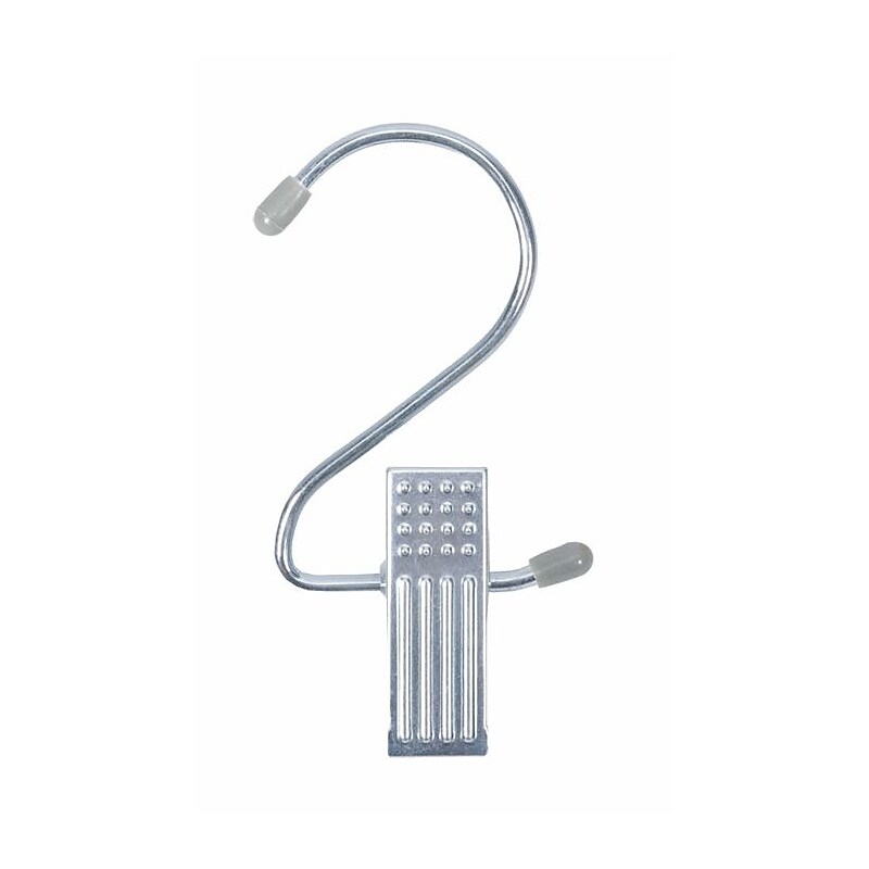 Nahanco 4 1/2" Metal Jaws Hang All Clip, Chrome, 100/Pack (610) image 1