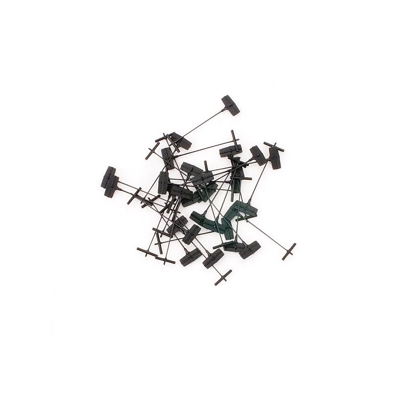 Nahanco 1/2" Economy Standard Fastener, Black, 5000/Pack (954718) image 1