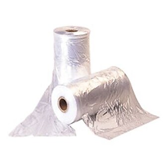 NAHANCO 21" x 4" x 54' Medium Weight Poly Bag, 350/Roll