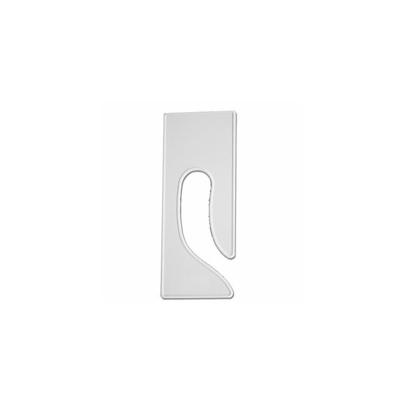Nahanco 9 5/16" Blank Queen Size Divider, 50/Pack (D15) image 1