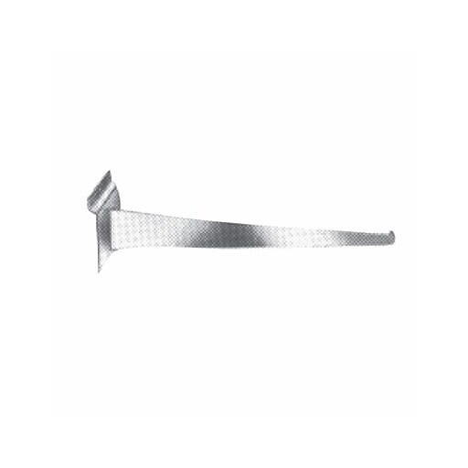 10" Slatwall Shelf Bracket, Chrome Staples