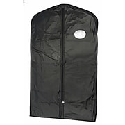 NAHANCO 40" Poly Suit Cover, Black, 100/Pack