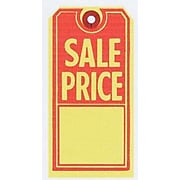 NAHANCO 2 5/8" x 5 1/4" Sale Tag, Red/Yellow, 1000/Pack