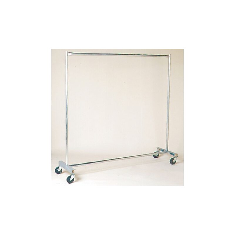 NAHANCO Heavy Duty Industrial Rolling Rack, Chrome image 1