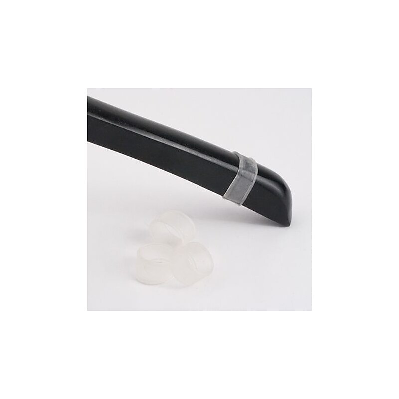 NAHANCO 1" Non-Slip Round Hanger Grip, 100/Pack image 1