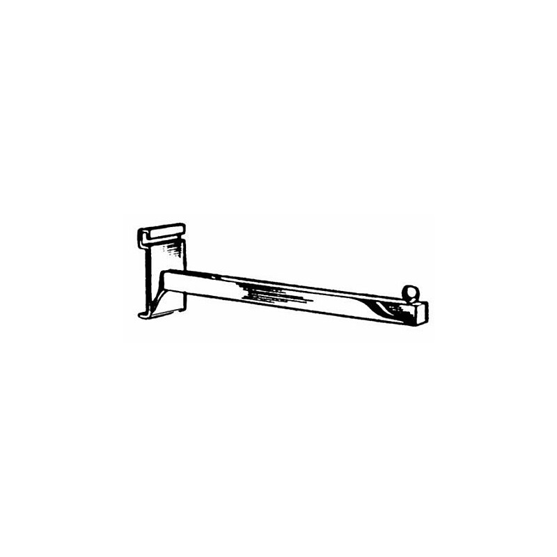 Square Tubing Faceout, Chrome, 12" image 1