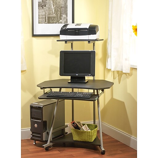 Shop Staples For Tms Corner Computer Tower With Cpu Stand Black