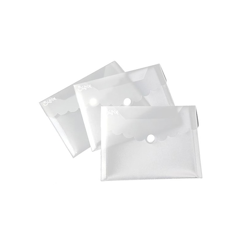 Sizzix Plastic Envelopes, Clear (654452) image 1