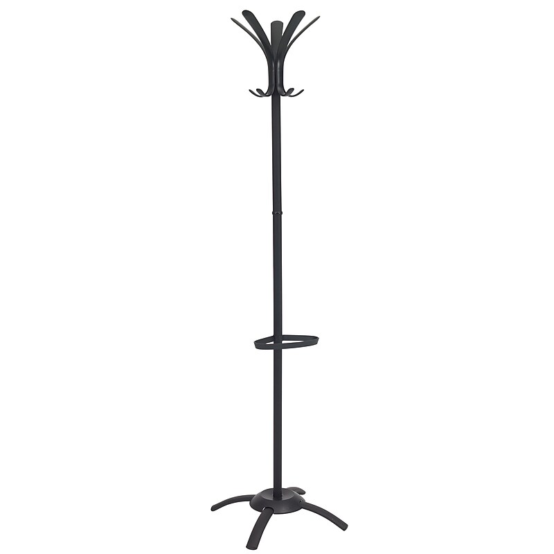Alba Fashionable Floor Coat Stand, Black (PMCLEON) image 1