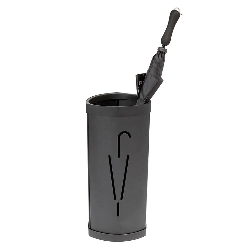 Alba Stylish Triangular Umbrella Stand, Black (PMTRIA2N) image 1