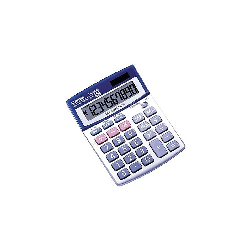 Canon® LS100TS 10-Digit Display Portable Calculator (CNN5936A028) image 1