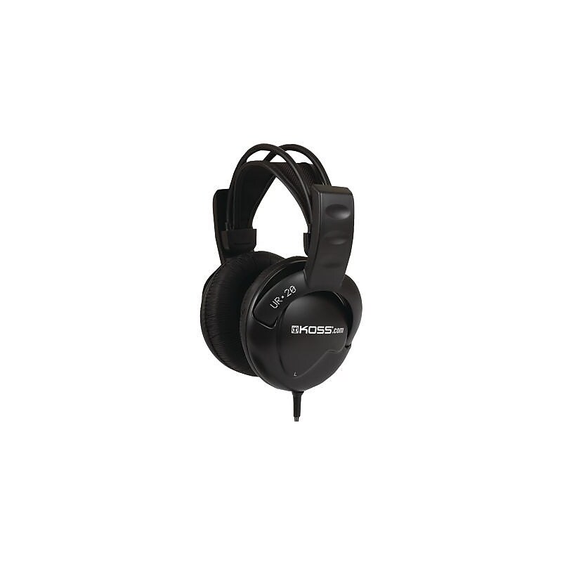 Koss UR20 Over-Ear Full Size Headphone, Black image 1