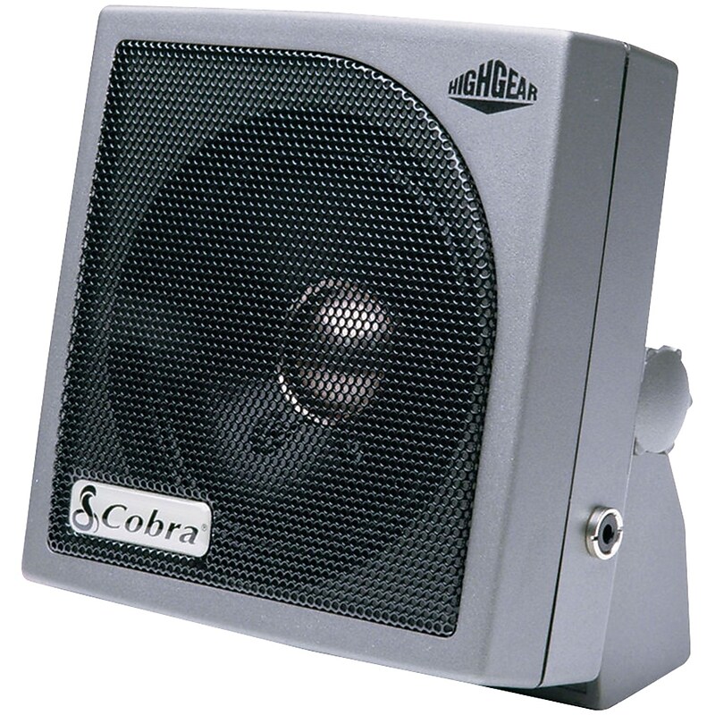 Cobra HighGear HG S300 Noise Canceling Extension Speaker, Black (CBRHGS300) image 1