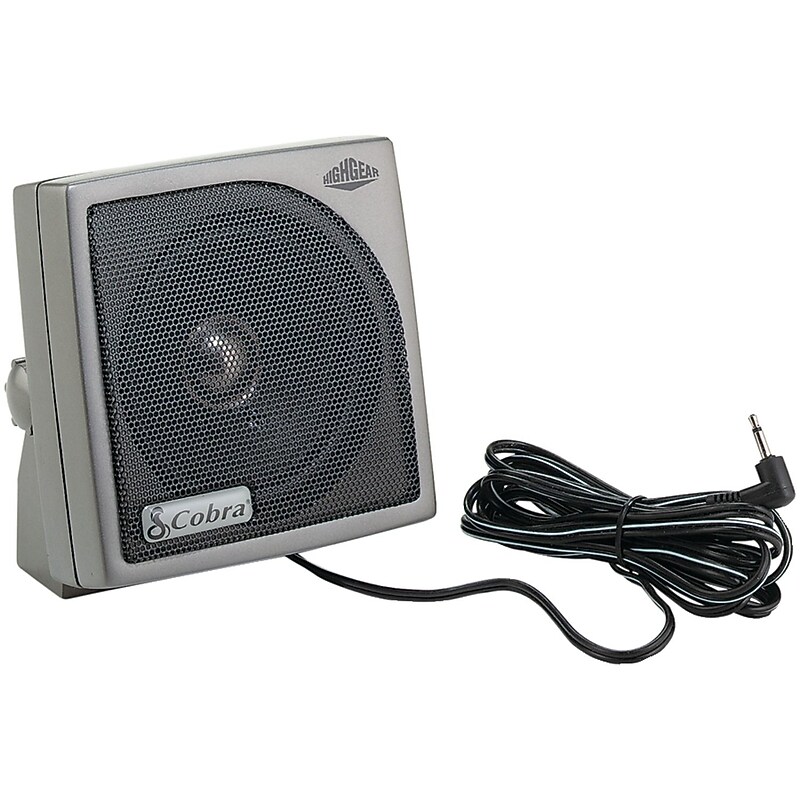 Cobra HighGear HG S500 Extension Speaker, Black (CBRHGS500) image 1