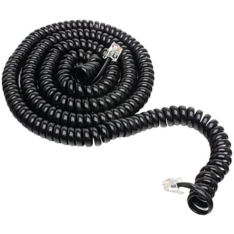 GE JAS76139 25' Conductor Coil Cord, Black