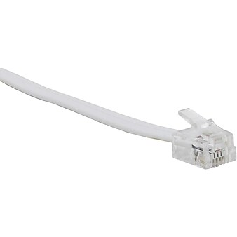 GE 7' 4 Conductor Line Cord, White