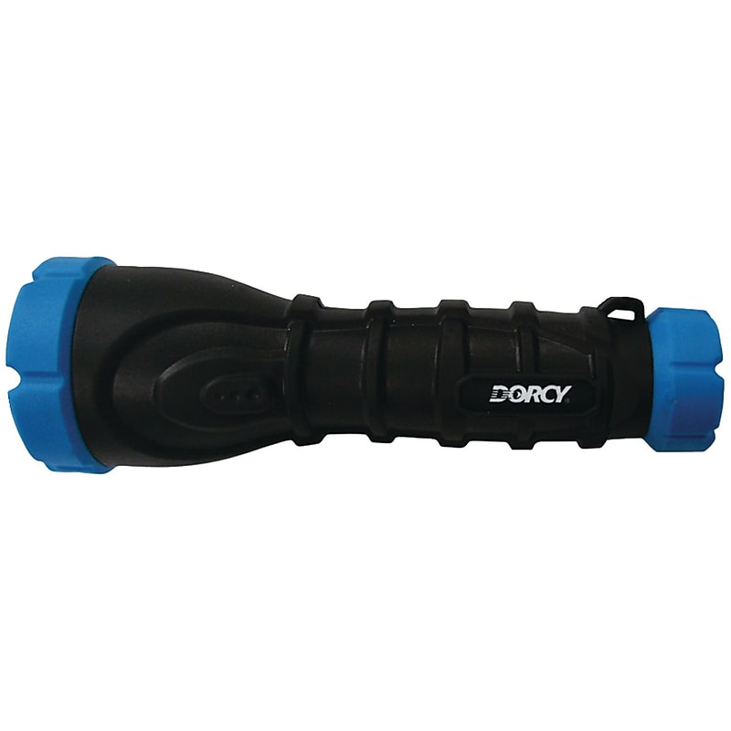 Dorcy LED TPE Rubber Flashlight, Black/Blue (DCY412958) image 1