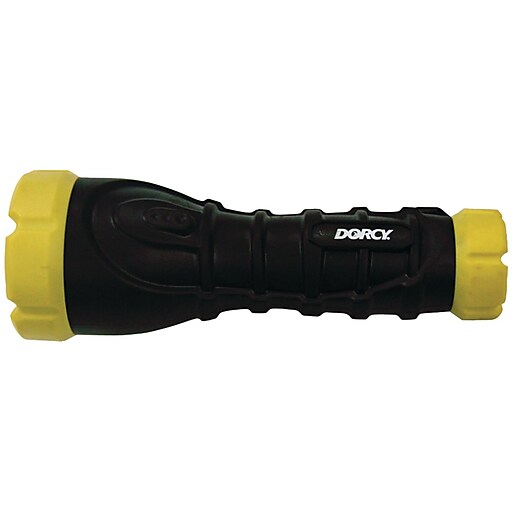 Dorcy 6 Hour 180 Lumens LED TPE Rubber Flashlight, Assorted